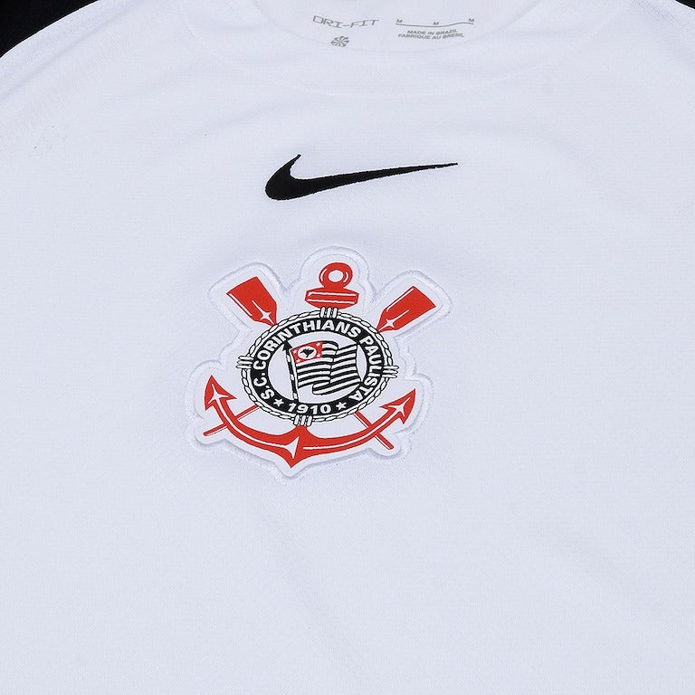 Camisa Corinthians feminina 2025-2026 - Preta e Branca