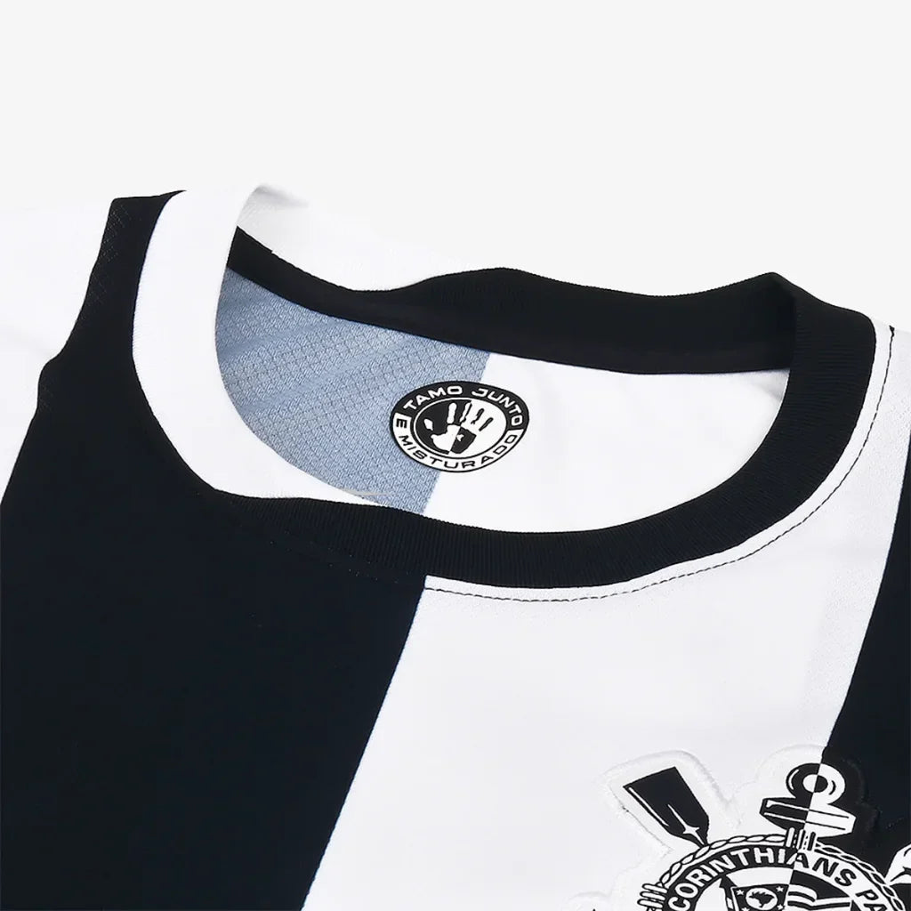 Camisa Corinthians  24/25  Masculina - Branco+Preto