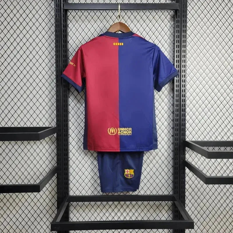 Camisa Barcelona TRAVIS SCOTT Home 24/25 - Torcedor Infantil