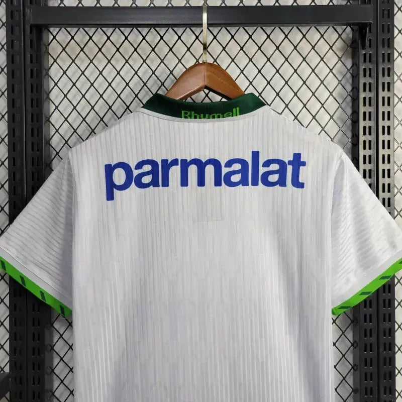 Camisa Palmeiras Away Retrô 1996 - Torcedor Masculina Branca PARMALAT
