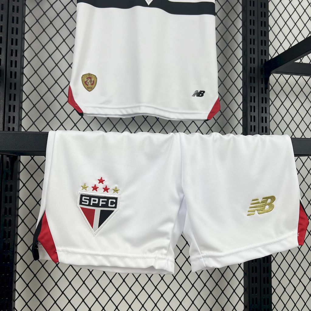 Camisa São Paulo Home 25/26 - Torcedor Infantil Branca
