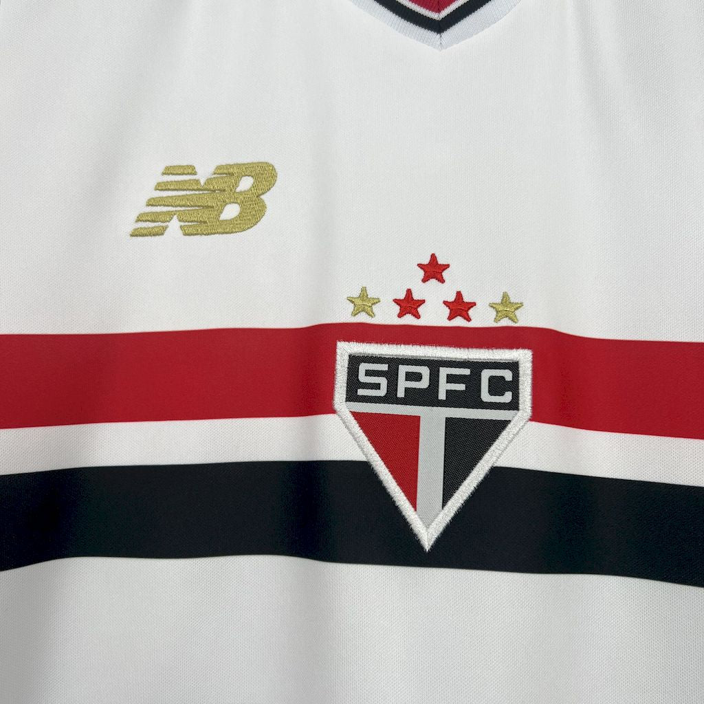 Camisa São Paulo Home 25/26 - Torcedor Infantil Branca