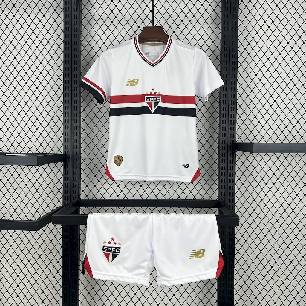 Camisa São Paulo Home 25/26 - Torcedor Infantil Branca