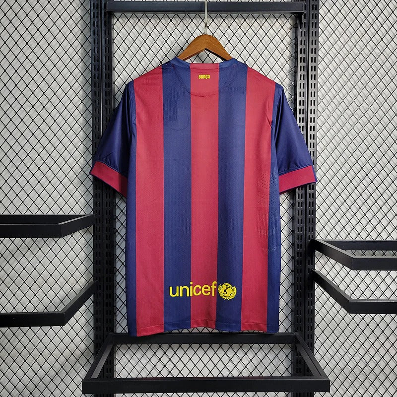 Camisa Barcelona Retrô 2015 Azul e Grená - Nike