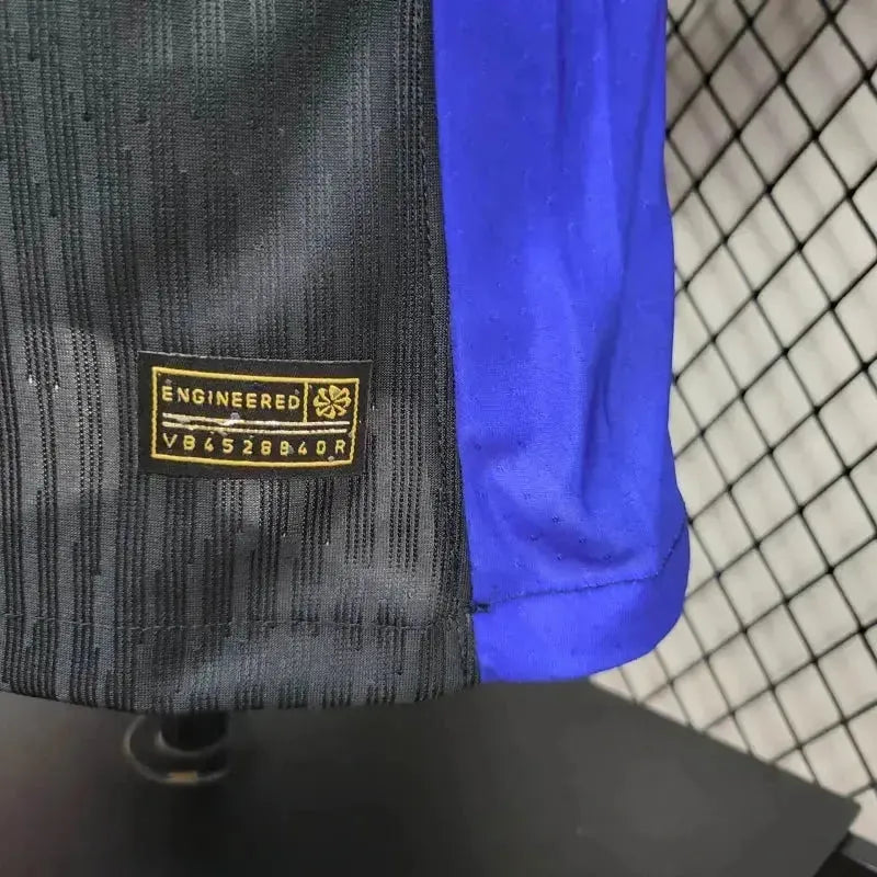 Camisa Barcelona TRAVIS SCOTT Away 24/25 - Jogador Masculina Preta