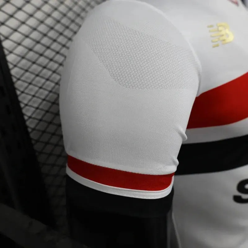 Camisa São Paulo Home 25/26 - Jogador Masculina Branca