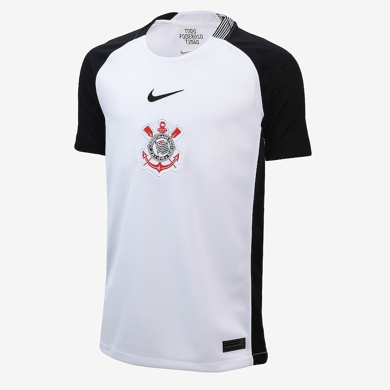 Camisa  Corinthians Masculina 2025-2026  - Preta e Branca