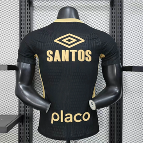 CAMISA SANTOS PRETA  2025 VERSAO JOGADOR