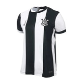 Camisa Corinthians  24/25  Feminina - Branco+Preto