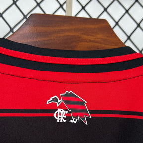 Camisa Flamengo I 2025 Torcedor Adidas Masculina - Vermelho+Preto