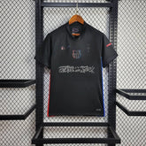 Camisa Barcelona TRAVIS SCOTT Away  home 24/25 - Torcedor Masculina Preta