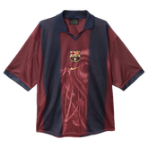 Camisa Barcelona TRAVIS SCOTT Home Retrô 2000/01 - Torcedor Masculina Oversized