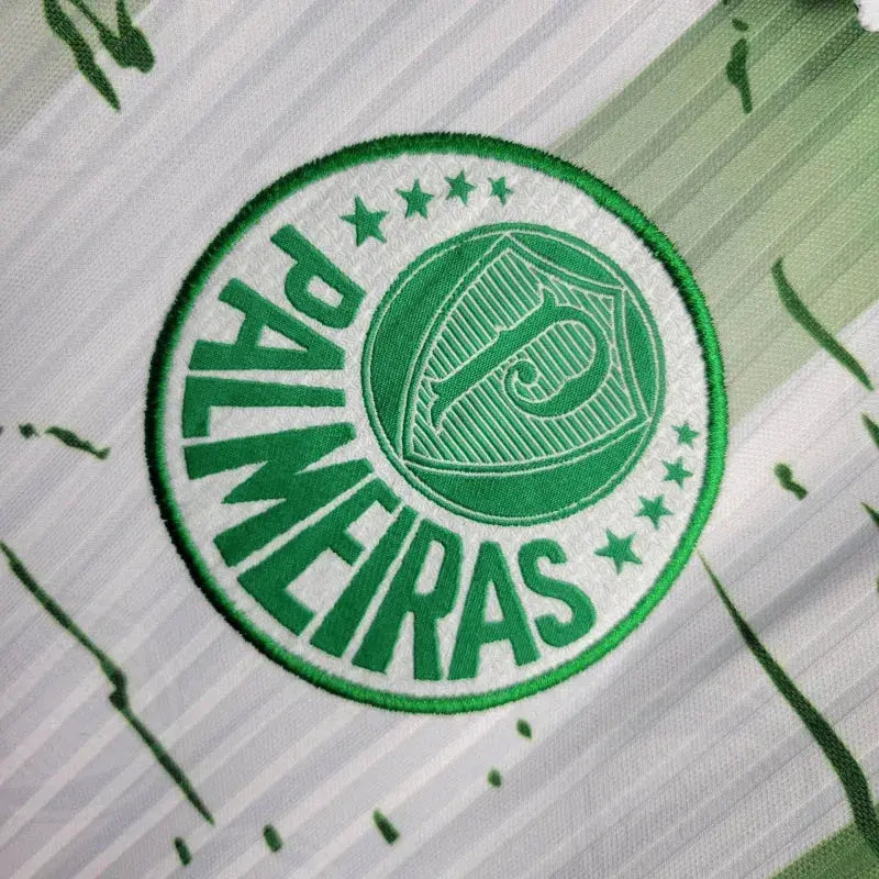 Camisa Palmeiras Away Retrô 1996 - Torcedor Masculina Branca PARMALAT