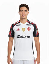 Camisa do Flamengo Away + Patchs libertadores - 2025/2026