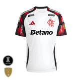 Camisa do Flamengo Away + Patrocinios + Patch Libertadores - 2025/2026