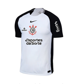 Camisa Corinthians feminina    2025-2026  - Preta e Branca