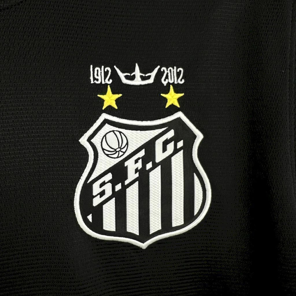 Camisa Santos Black Retrô 2011/12 Masculina - Preta