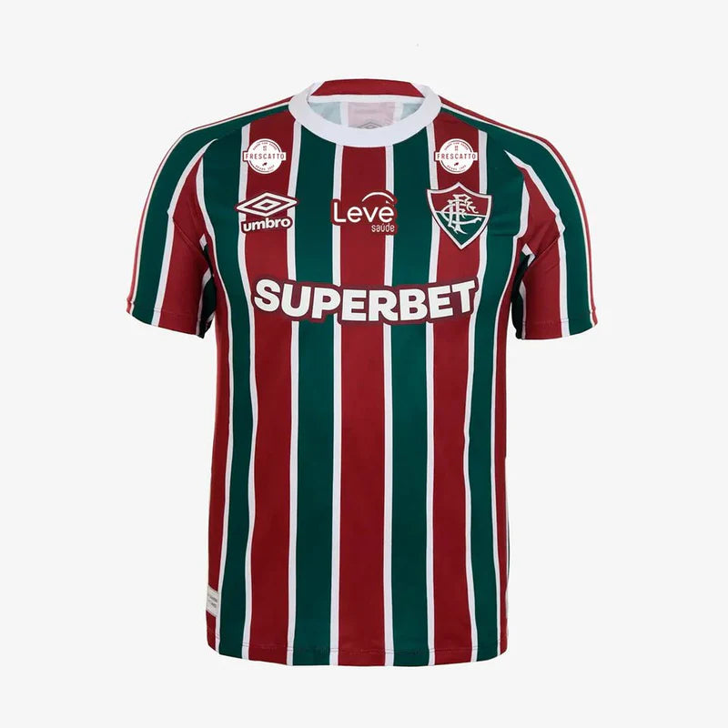 Camisa Fluminense I 2025/26 Umbro - (Com Patrocinios)